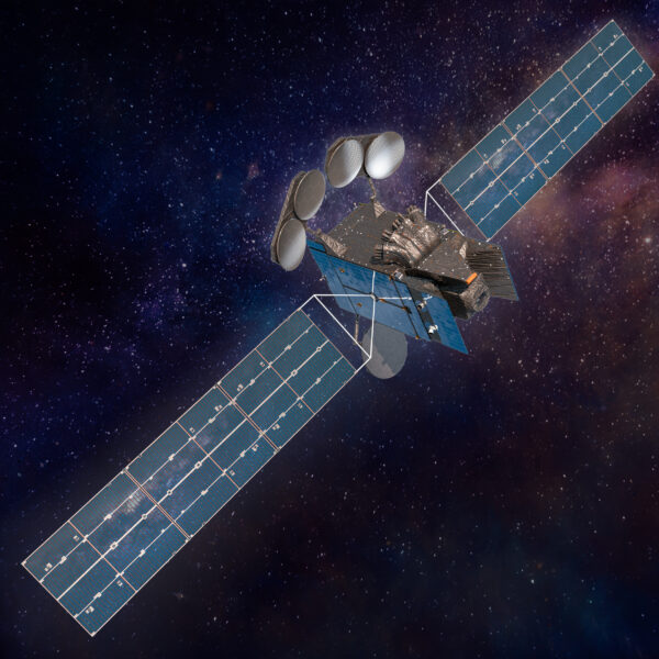 Intelsat 40E, commercial satellite host to NASA’s TEMPO air quality instrument, is scheduled to launch no earlier than 12:30 a.m. EDT Friday, April 7. Credits: Maxar